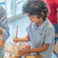 Peinture sur céramique pour les 4-8 ans