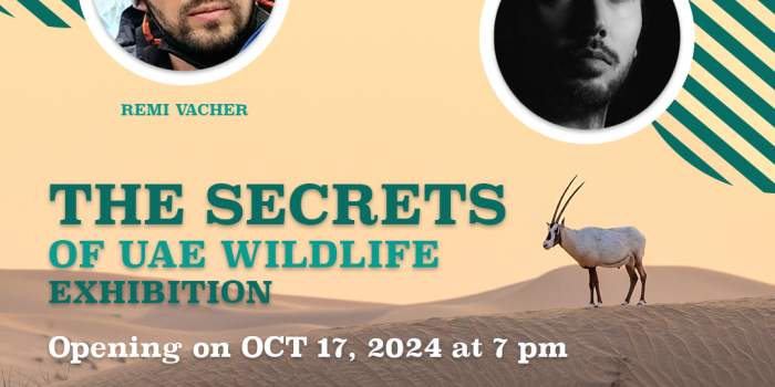 AF - Vernissage exposition “The secret of UAE Wildlife”